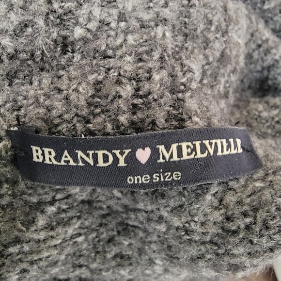 Brandy Melville Turtleneck Sweater Wool Blend OS One Size Italy Made - Picture 5 of 8